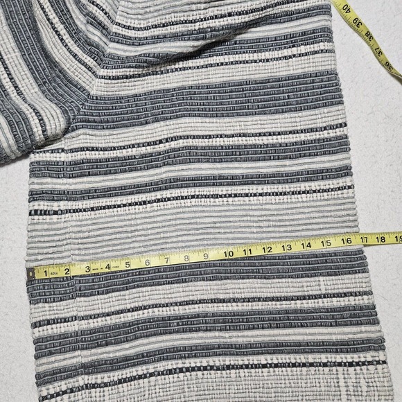 Anthropologie Laura Siegel Ellison Culotte Pants Sz S Stripped‎ Textured Pull On - Picture 13 of 13